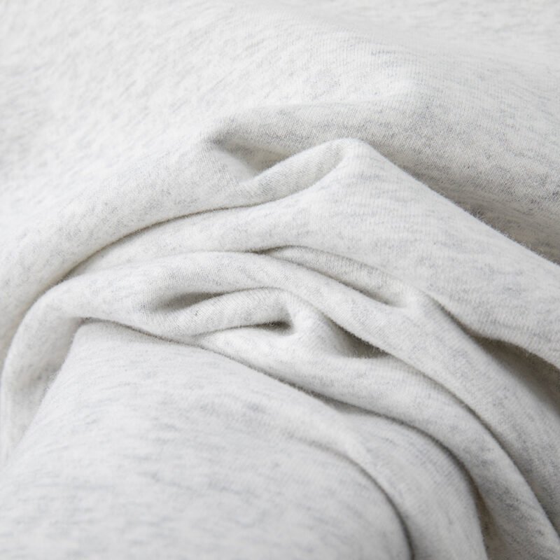 Autumn and Winter Classic Letter Print White and Gray Lining Fleece Round Neck Women's Sweatshirt-ABS2436GY - 图片 12