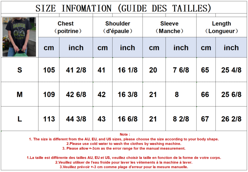 Cherry Print Letter Black Cotton T-shirt Women Summer O-neck Casual Fashion T-shirts-GN07 - 图片 2
