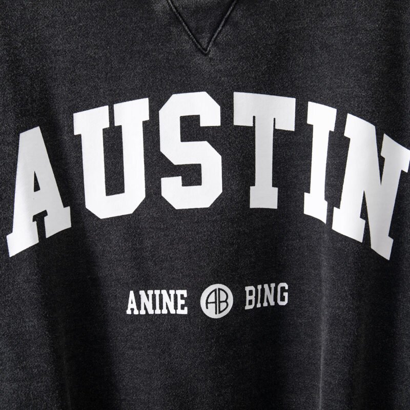 Women's Black New York Lettering Sweatshirt Top ABS2453BK - 图片 29