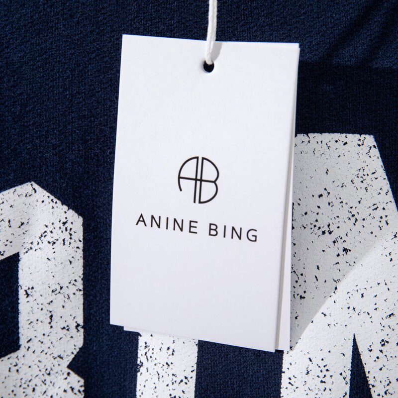 Navyblue BING Printed Fleece High Collar Loose Women's Sweatshirt-ABS2492RED - 图片 9