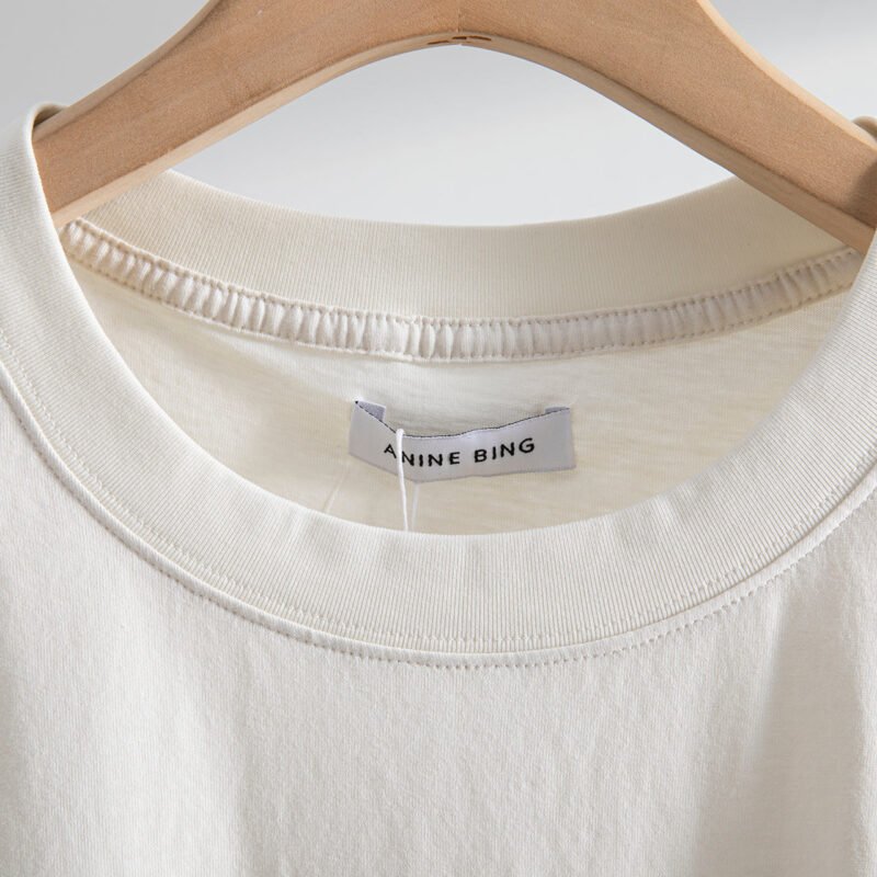 Summer Classic Sand Dot Eagle Print Cotton Round Neck Women's Short-sleeved T-shirt-ABT24WT - 图片 3