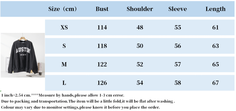 Letter Printed Light Green Round Neck Long Sleeve Women's Sweatshirt-ABS2416LD - 图片 35