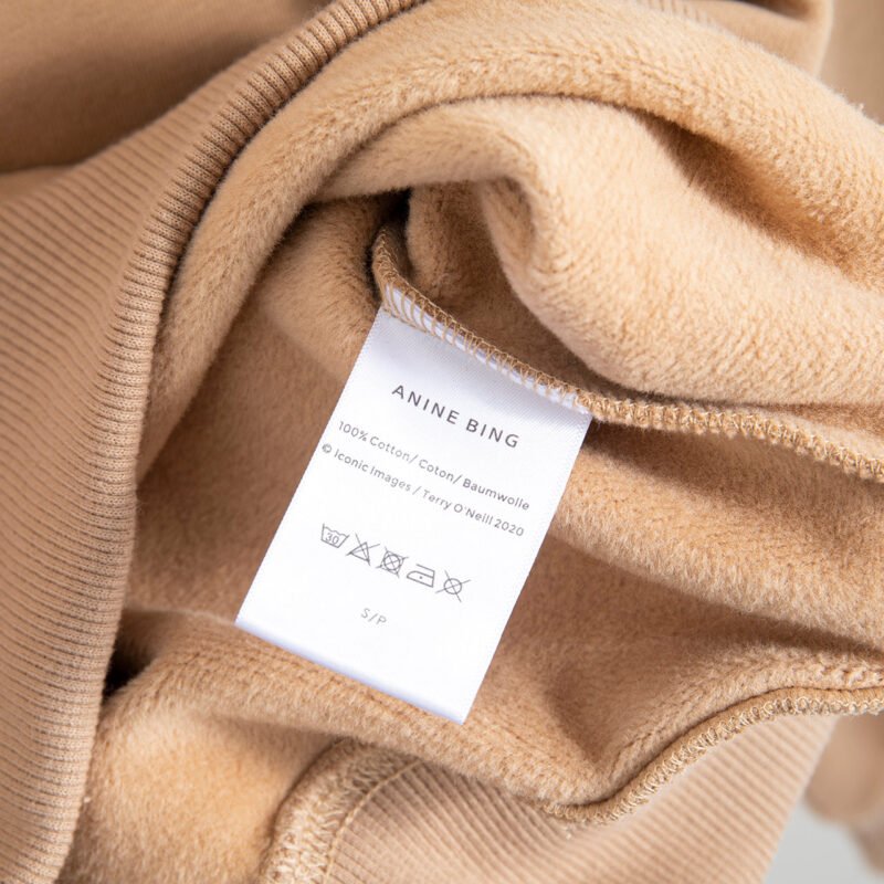 Pink Letter Printed Fleece Round Neck Women's Loose Plush Sweatshirt-ABS2455PK - 图片 22