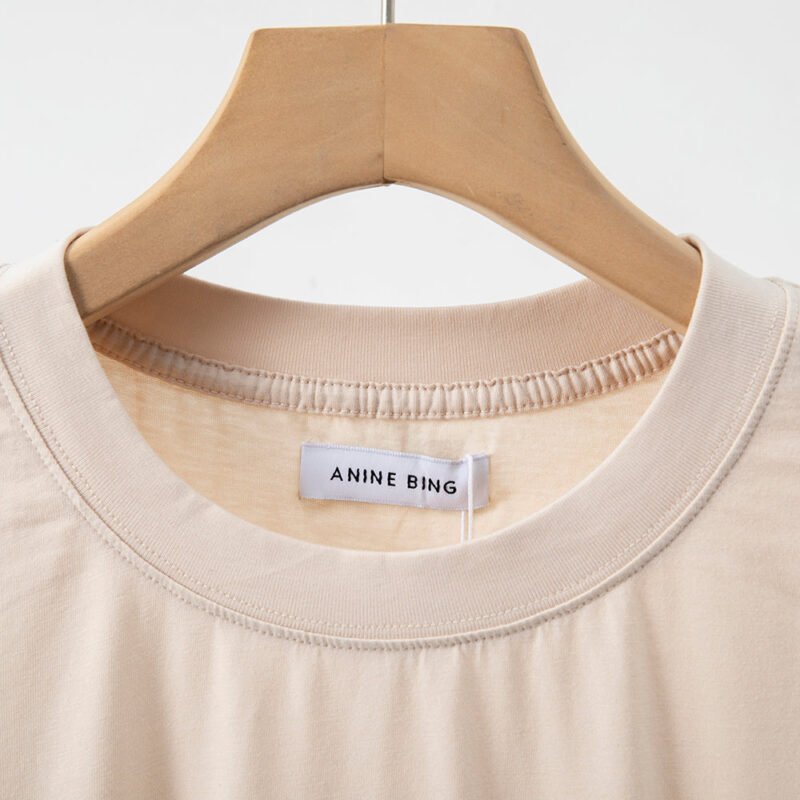 Men's Glasses White Ink Digital Print Beige Short-sleeved T-shirt-ABT21AP - 图片 4