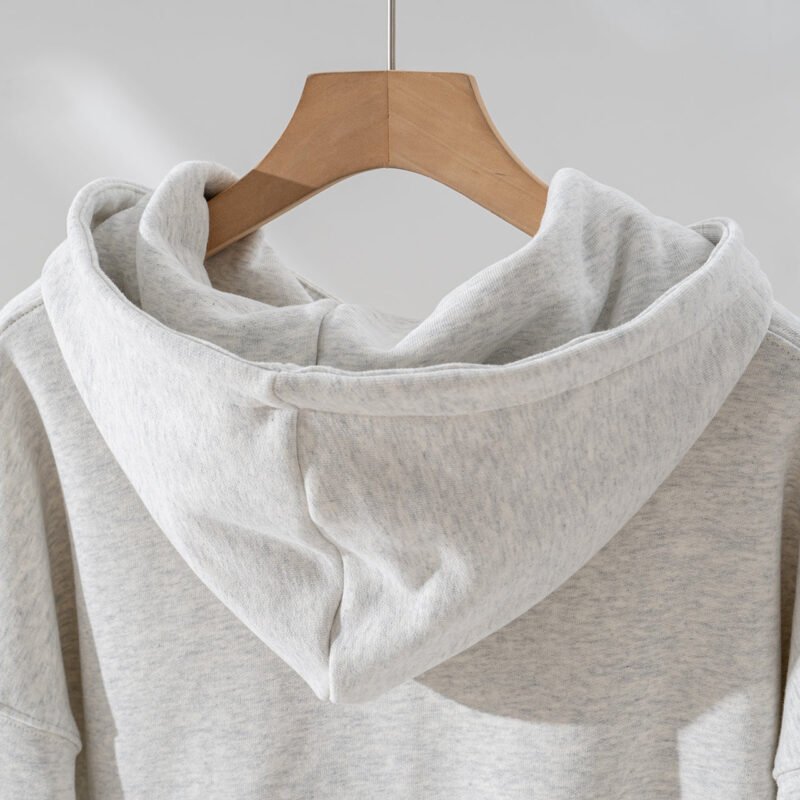 Zippered Hooded Ribbed Top, Low-waisted Flared Pants Two-piece Suit for Women - 图片 17