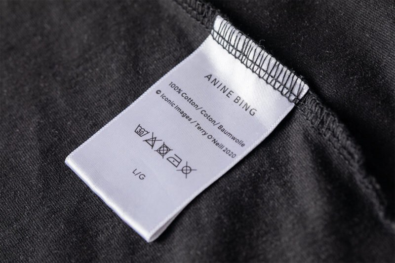 2025 Classic Letter Printed Washed Distressed Women's Short Sleeve T-shirt-ABC03BK - 图片 13