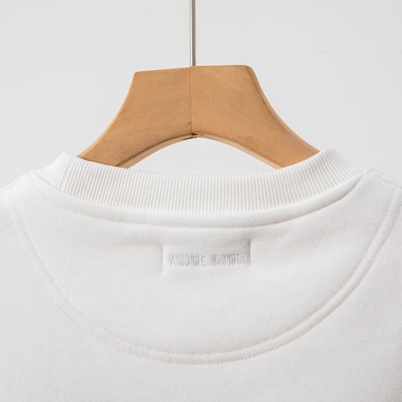 Head Portrait Print Triangle Round Neck Plus Velvet Loose Women's Sweatshirt-ABS2442WT - 图片 11