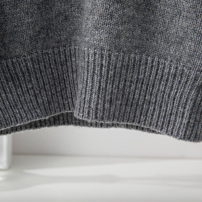 Letter Jacquard Cashmere Slim Fit Sweater Women's Sweater-ABB04GY - 图片 7