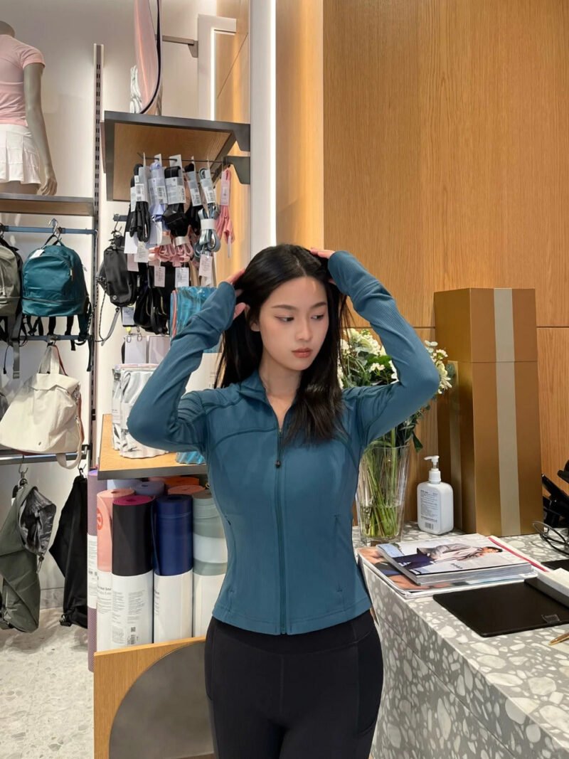 Yoga Define Ribbed Crop Jacket LL2507 - 图片 8