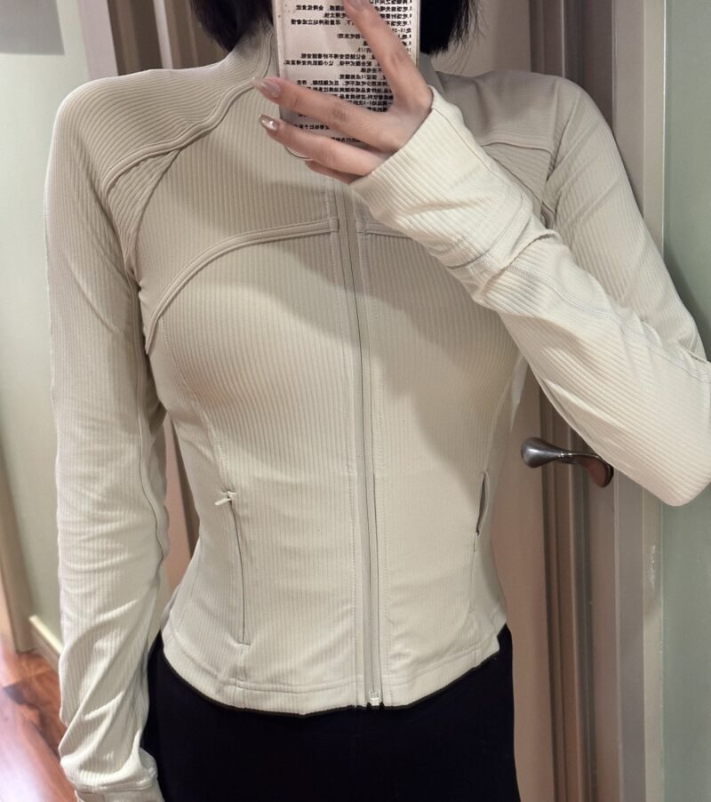 Yoga Define Ribbed Crop Jacket LL2507