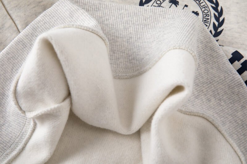 Logo Letter Printed Fleece Long Sleeve Pullover Sweatshirt Women-GN39 - 图片 14
