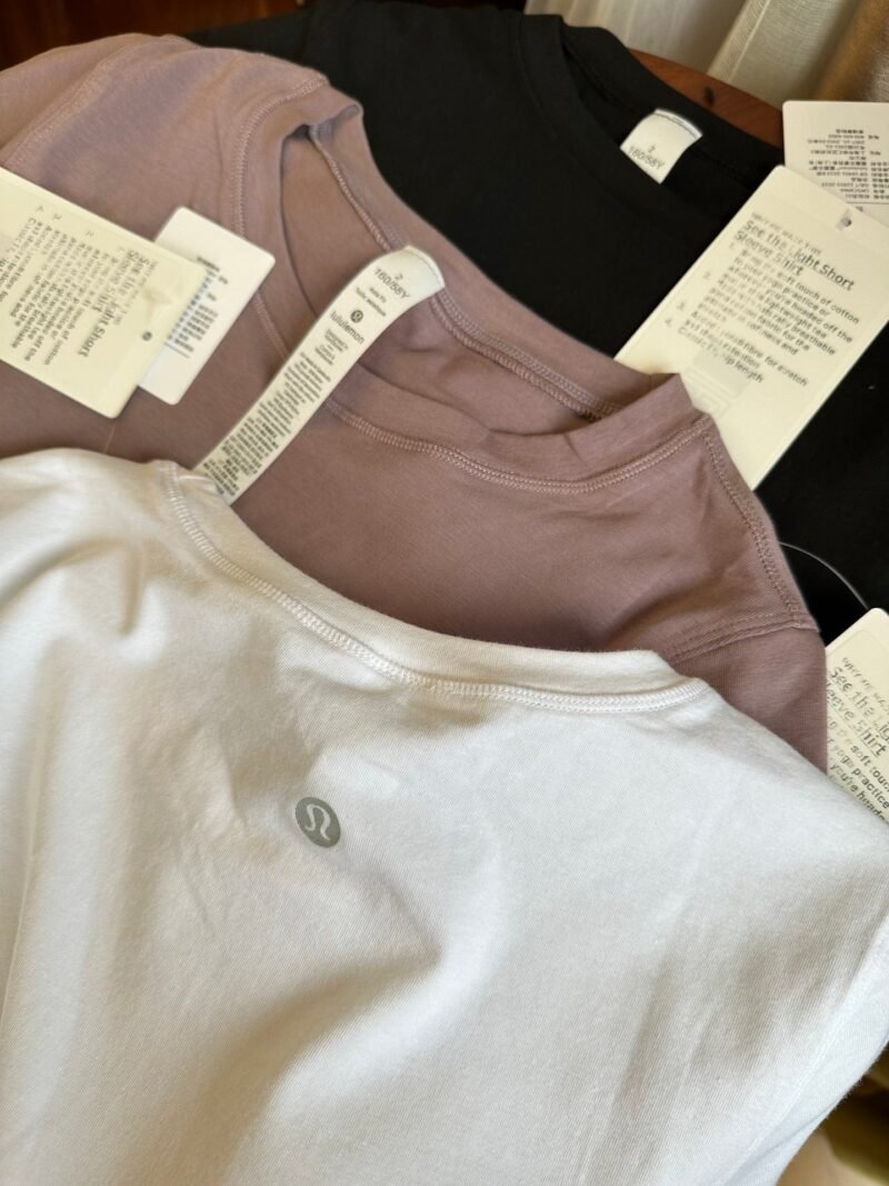 Yoga See the Light Short Sleeve Shirt T-Shirt Tee LL2521 - 图片 12