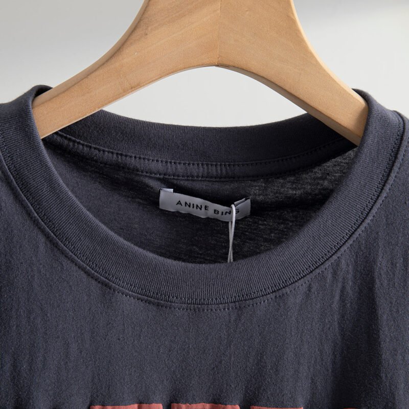 Letter City Sunset Digital Print Loose Women's Short Sleeve T-shirt-ABT30BK - 图片 4