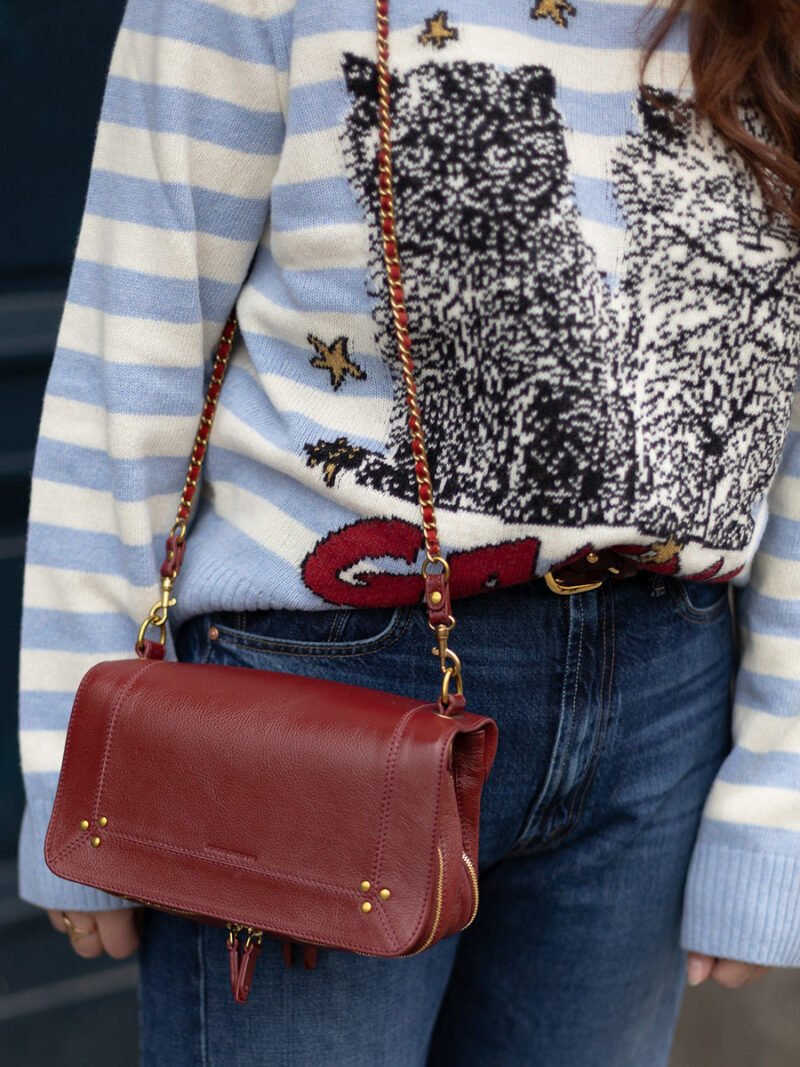 Cat Intarsia Letter Striped Knitted Wool Blend Long Sleeve Pullover Sweaters Women-GN24 - 图片 2
