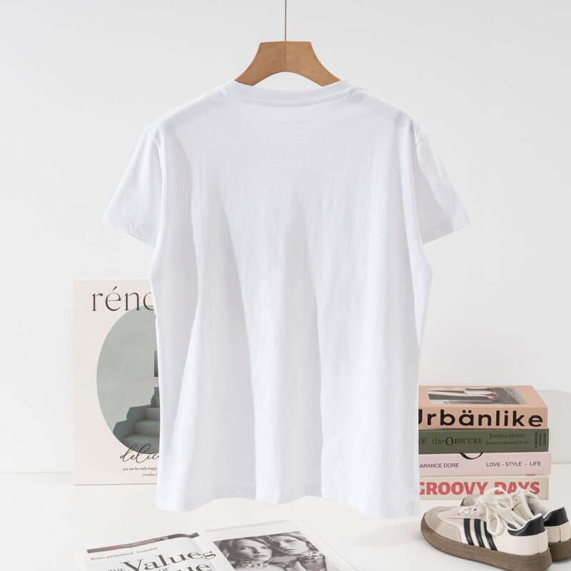 Classic Letter Print Flower Snake Embroidery Women's Short Sleeve T-Shirt-DH-ZV-6 - 图片 11