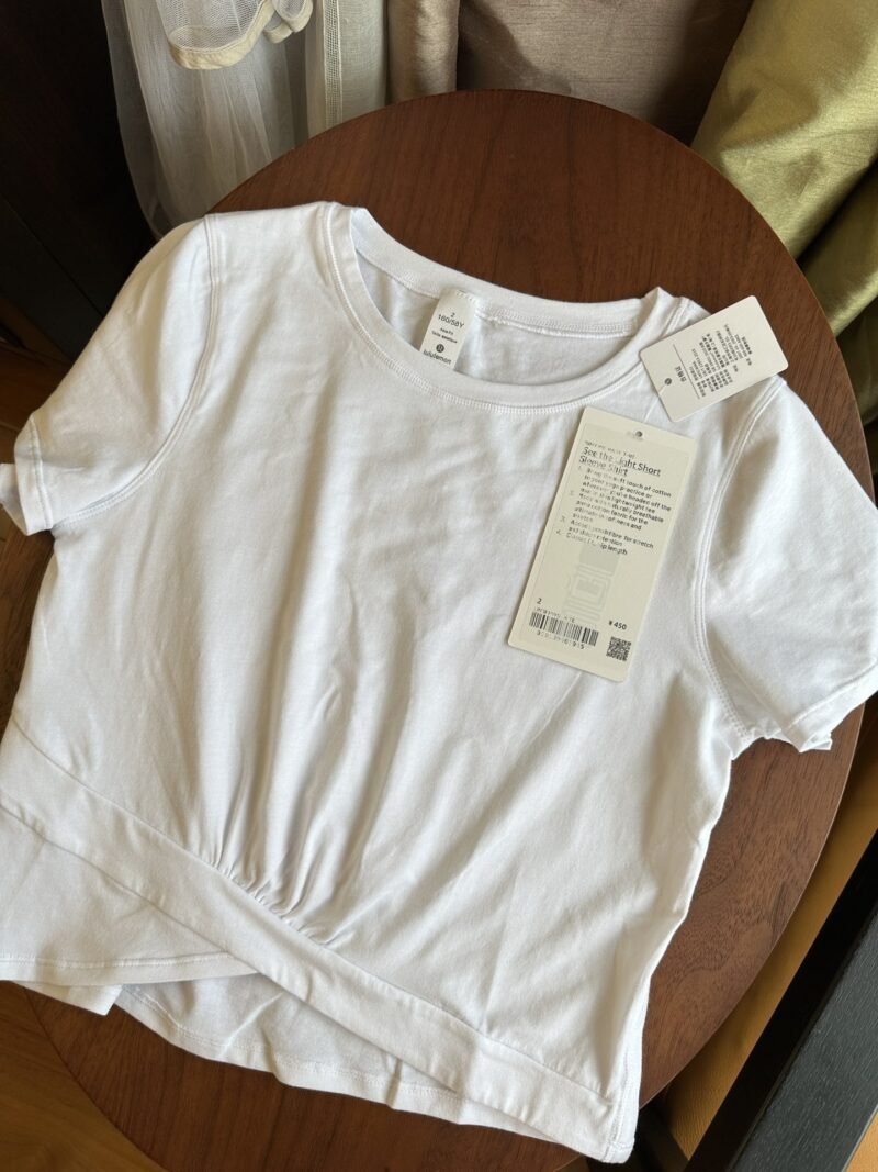 Yoga See the Light Short Sleeve Shirt T-Shirt Tee LL2521 - 图片 16