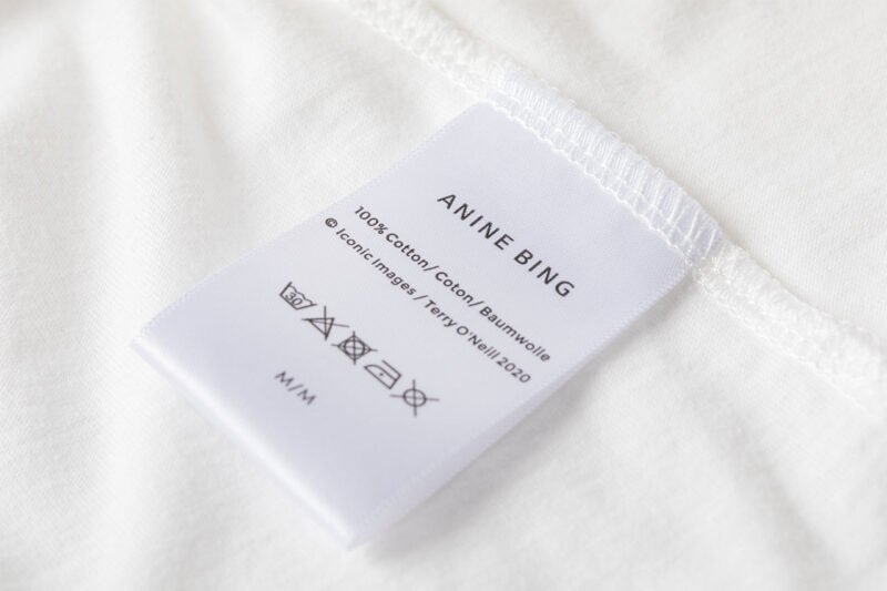 Summer Letter BING Back Star Print Cotton White Women's Short-sleeved T-shirt-ABT50WT - 图片 13