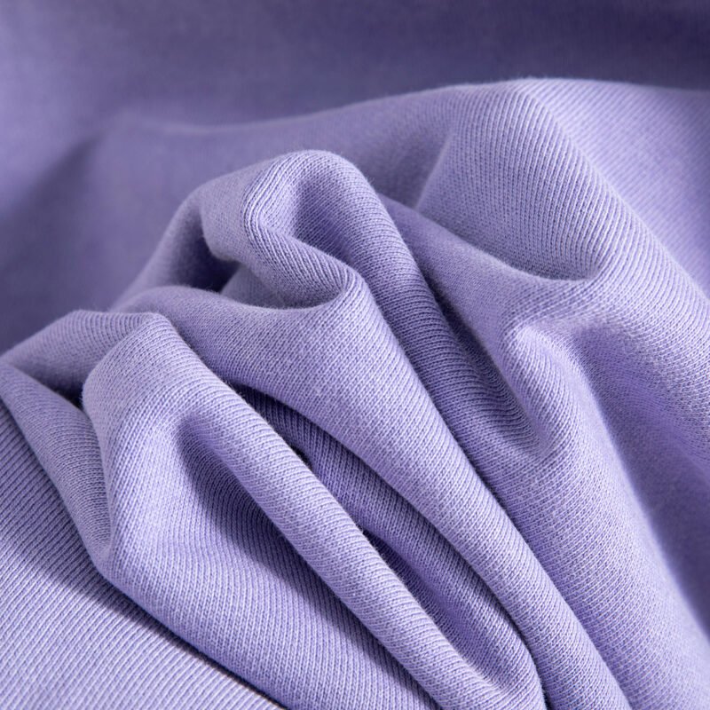 Autumn and Winter Classic BING Letter Print Washed Dyed Fried Color Fleece Loose Purple Sweatshirt-ABS2421PP - 图片 10