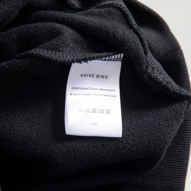 Classic Tiger Head Hand-cranked Embroidery Lining Fleece Round Neck Sweatshirt-ABS2435BK - 图片 10