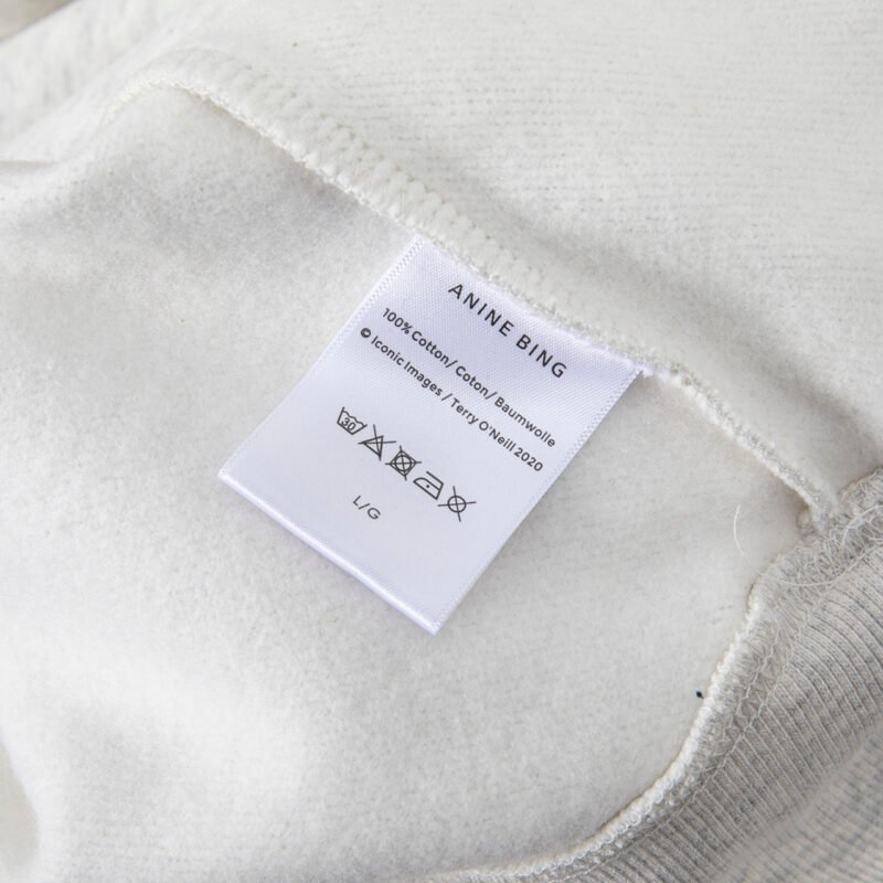 Classic Grey Letter Print Plush Women's Loose Hooded Sweatshirt-ABS2428GY - 图片 10