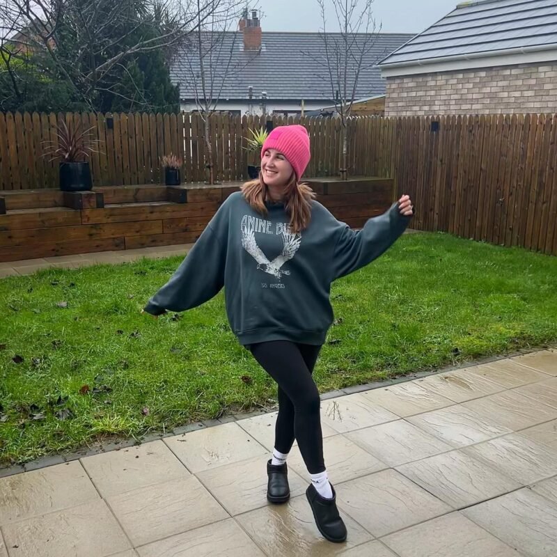 Autumn and Winter Washed Green Fried Eagle Print Fleece Distressed Hooded Sweatshirt-ABS2429GN - 图片 12