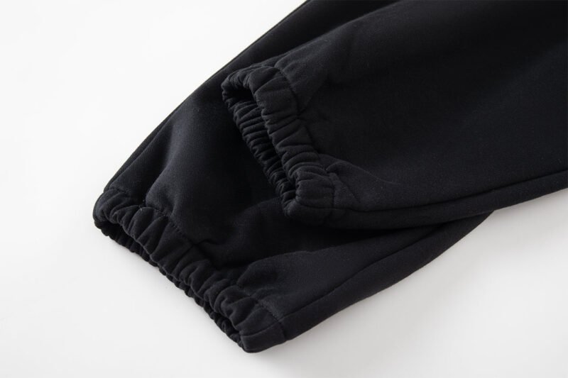Lette Embroidery Lining Fleece Sports Women's Sweatpants Pants-ABP3018BK-ABP3018GY - 图片 20