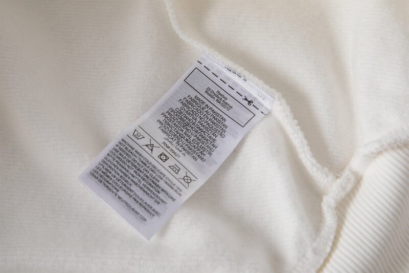 Contrast Color Front Letter Patch Embroidery Round Neck Mid-length Plush Women's Sweatshirt-ABD2488MC - 图片 11