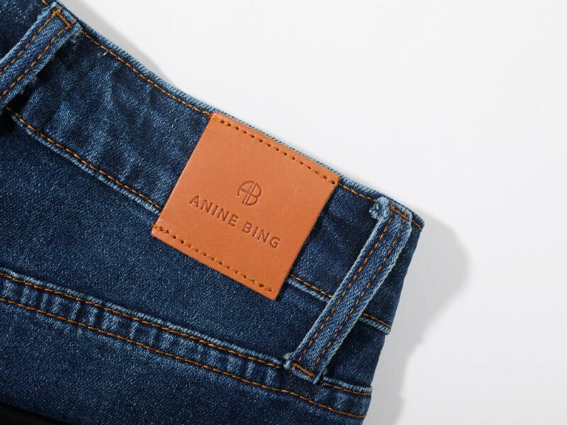 High-waisted Blue Elastic Skinny Women's Ankle-length Jeans-ABP3010BL - 图片 12