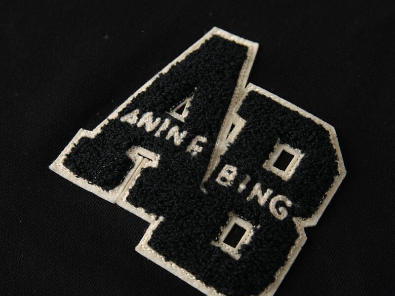 Wine Red Embroidery Applique Embroidered Letters Women's Sweatshirt-ABS2502RD - 图片 14