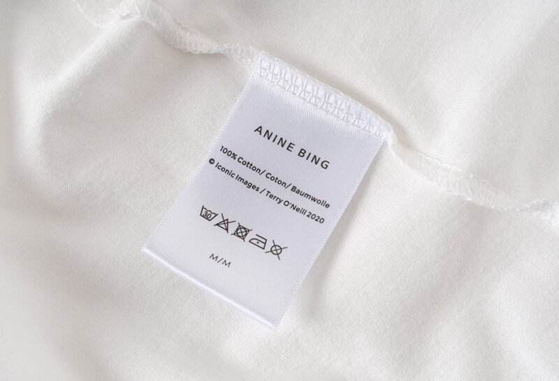 White Cotton Women's Short-sleeved T-shirt with Lettering Embroidery-ABC15WT - 图片 10