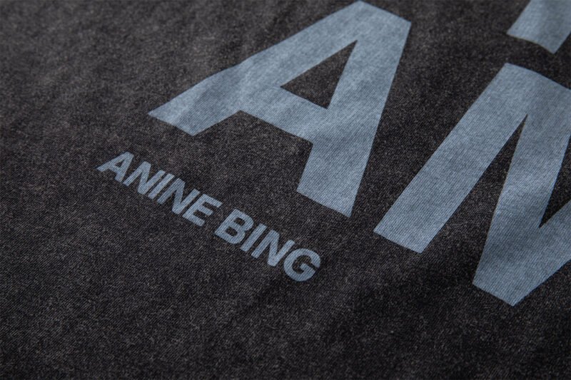 Summer Letter Printing Fried Color Washing Loose Distressed Women's Short-sleeved T-shirt-ABC02BK - 图片 10