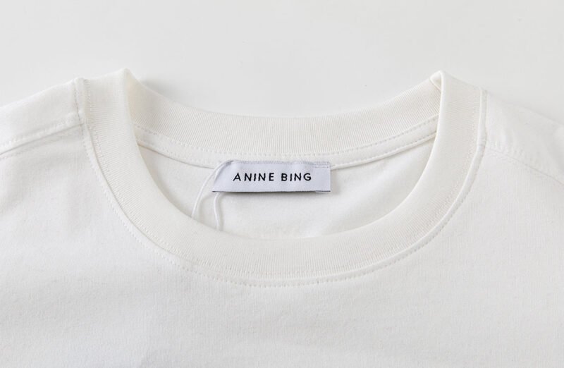 Classic Letter Printed Round Neck Women's Short Sleeve T-Shirt-ABC22WT - 图片 6