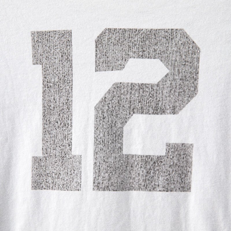 Printed Gold Contrast Double-sided Cotton Short-sleeved T-shirt for Women-ABT17DB - 图片 14