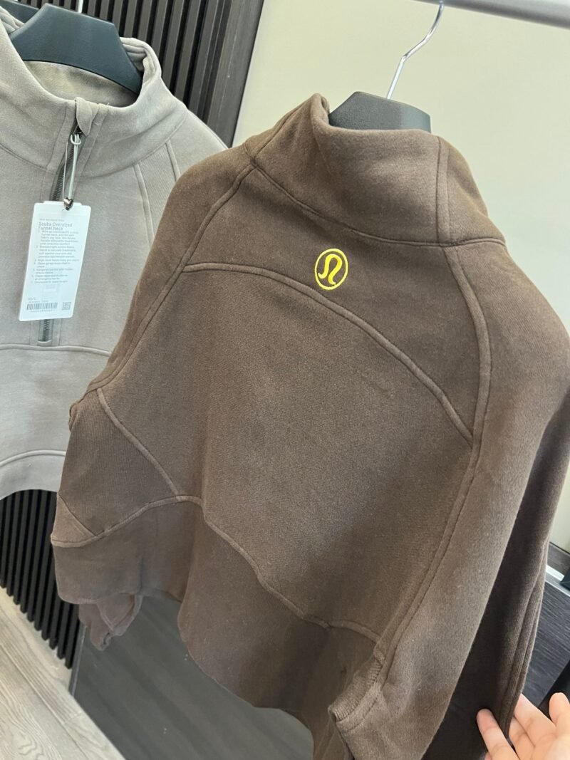 Scuba Half zip Stand Collar Sweatshirt LL2509 - 图片 9