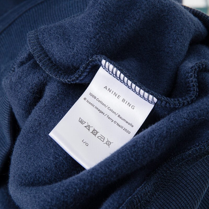 Grey Classic Alphabet Patch Embroidery Lining Plush Loose Women's Sweatshirt-ABS2406GY - 图片 14