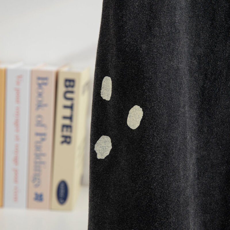 BING Printed Washed Women's Short-sleeved T-shirt-ABT29BK - 图片 6