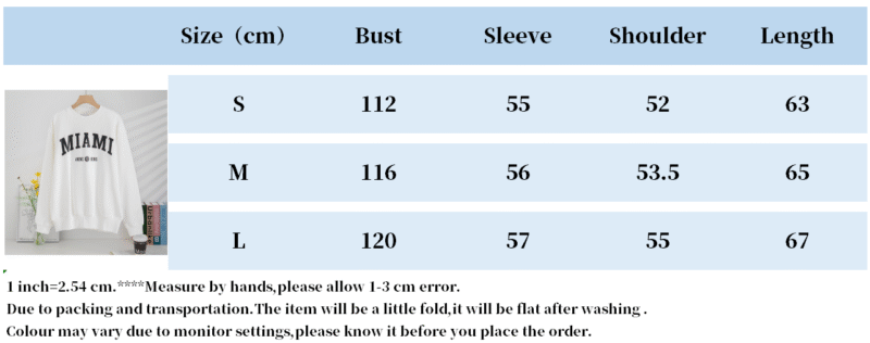 Letter Printed Light Green Round Neck Long Sleeve Women's Sweatshirt-ABS2416LD - 图片 43