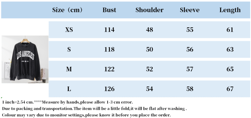 Letter Classic Fleece Women's Long Sleeve Crewneck White Sweatshirt-ABS2450WT - 图片 15