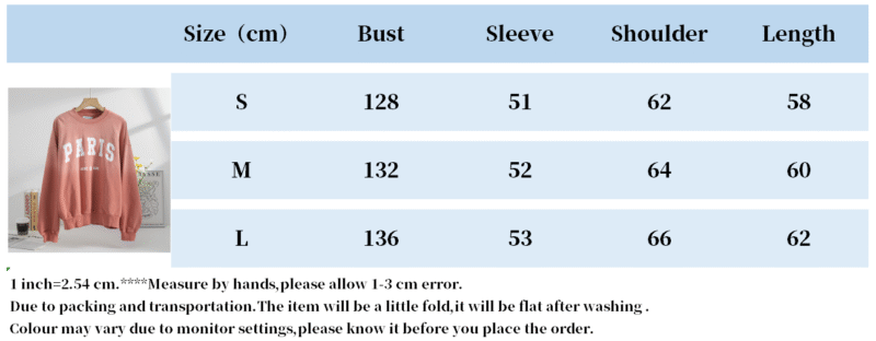 Letter Printed Light Green Round Neck Long Sleeve Women's Sweatshirt-ABS2416LD - 图片 21
