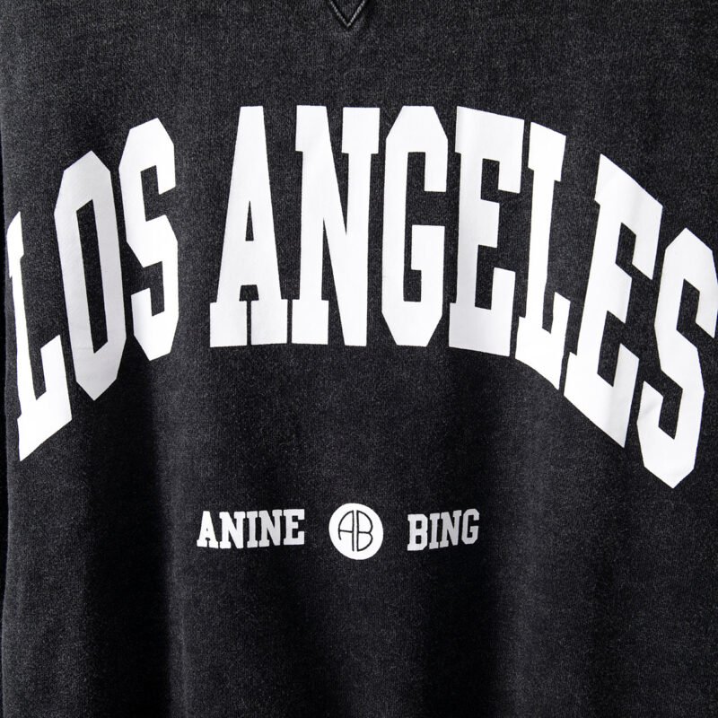 Women's Black New York Lettering Sweatshirt Top ABS2453BK - 图片 17