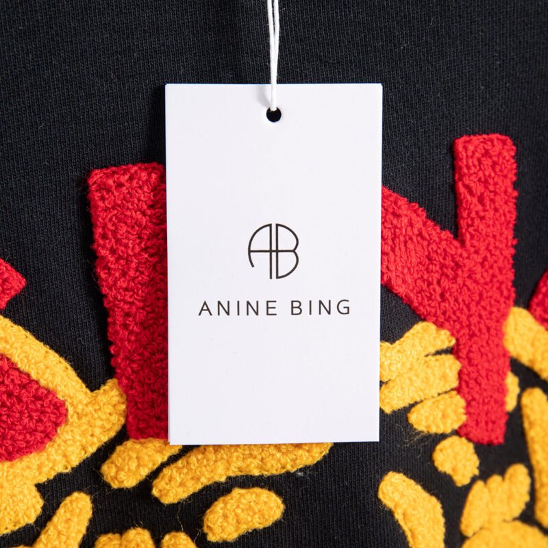 Classic Tiger Head Hand-cranked Embroidery Lining Fleece Round Neck Sweatshirt-ABS2435BK - 图片 9
