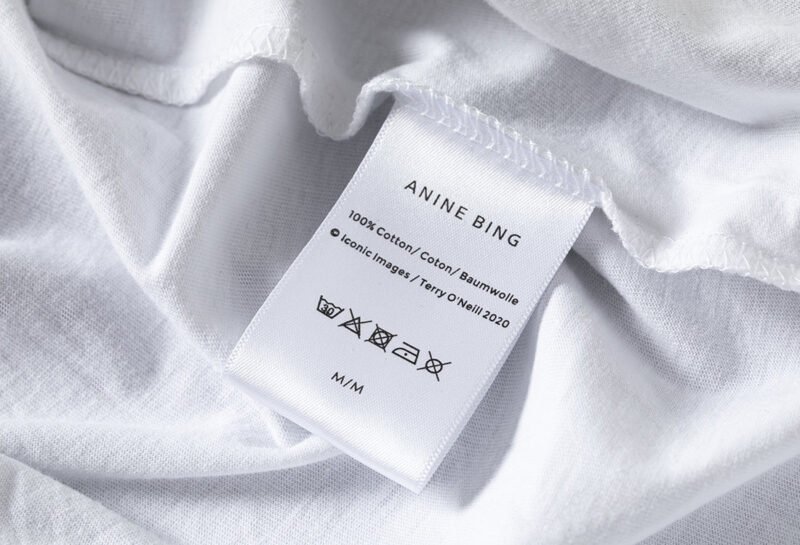 Letter Graffiti Watercolor Print Loose Cotton Women's White Short Sleeve T-shirt-ABT38WT - 图片 13
