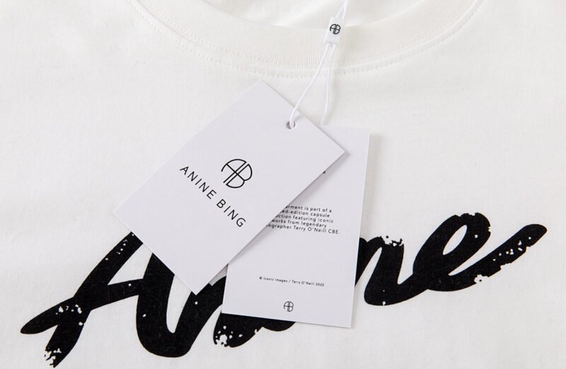 Classic Letter Printed Round Neck Women's Short Sleeve T-Shirt-ABC22WT - 图片 14