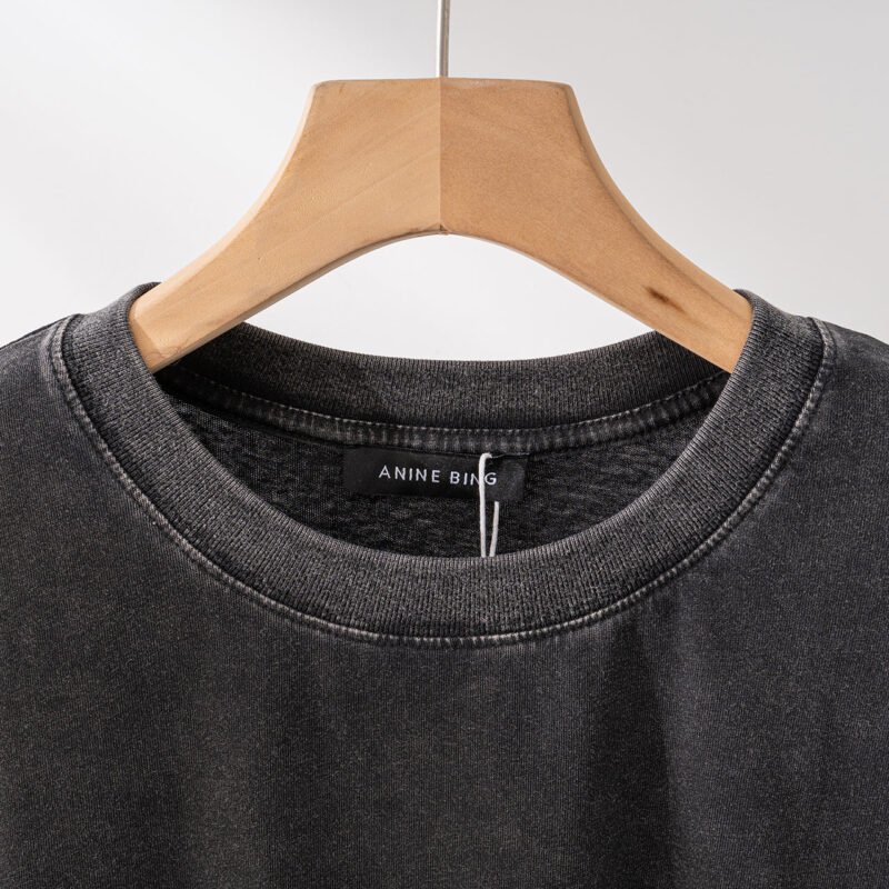 Deformed Letter Printed Short Sleeve T-shirt Women Tops-ABC19BK - 图片 5