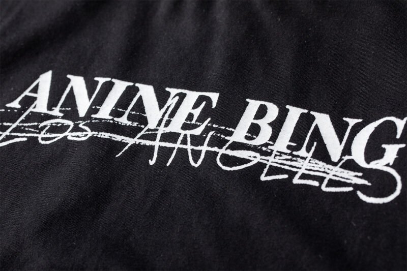 Letter Printed Washed Black and Gray Distressed Women's Short Sleeve T-Shirt-ABT49BK - 图片 6