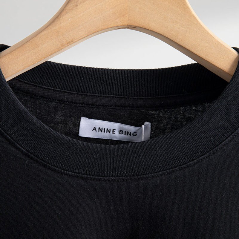 Letter Printed Women's Short-sleeved T-shirt-ABT36BK - 图片 4
