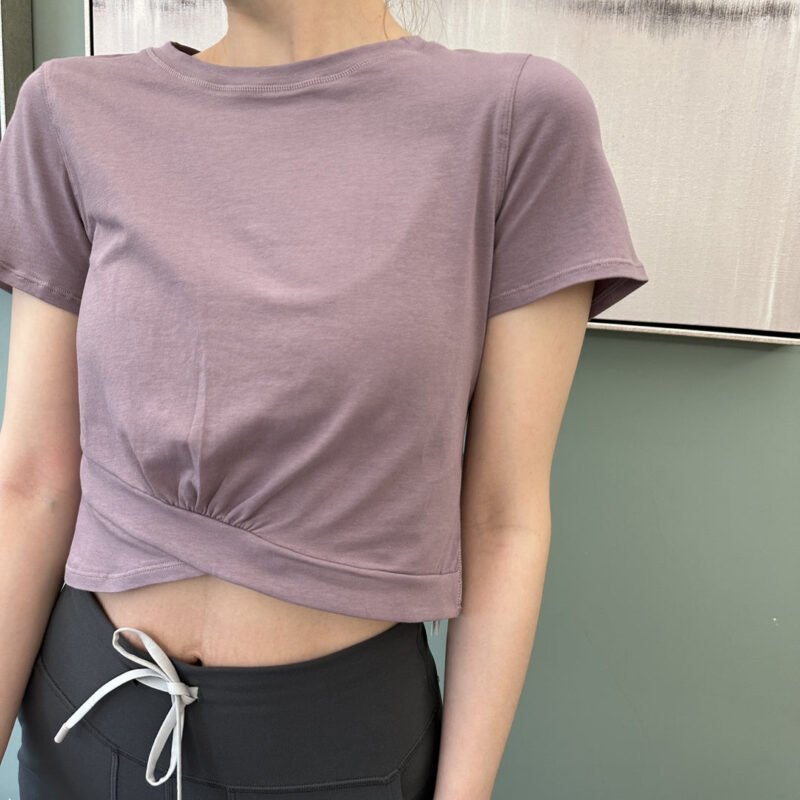 Yoga See the Light Short Sleeve Shirt T-Shirt Tee LL2521 - 图片 4