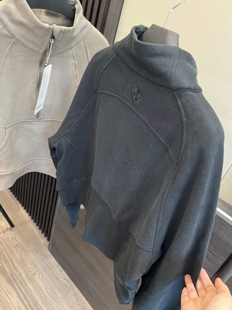 Scuba Half zip Stand Collar Sweatshirt LL2509 - 图片 11