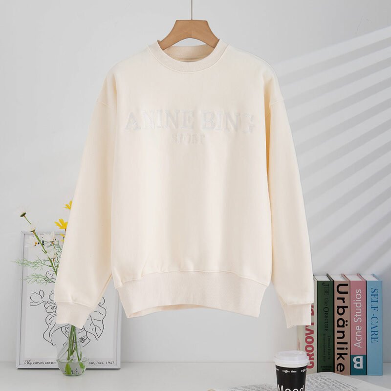 Classic Letter Embroidery Sweatpants Women's Straight Sweatpants-SPF-170 - 图片 4