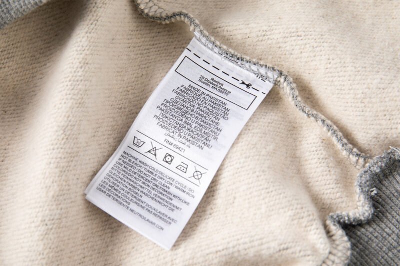 Grey Front Letter Patchwork Round Neck Mid-length Plush Women's Sweatshirt-ABS2490GY - 图片 10